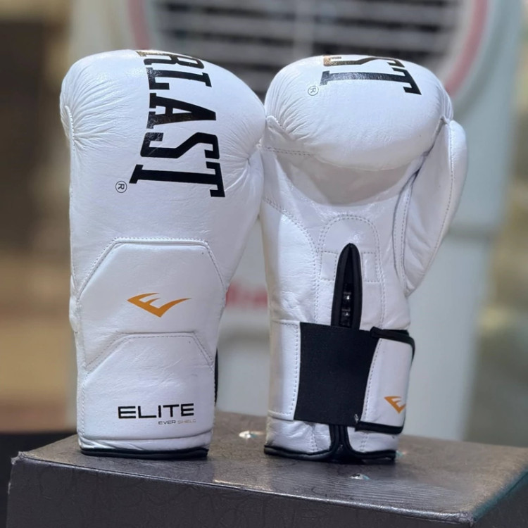 دستکش بوکس اورلست چرم طبیعی تمام آتل مدل Elite آستر مخمل - تصویر 2