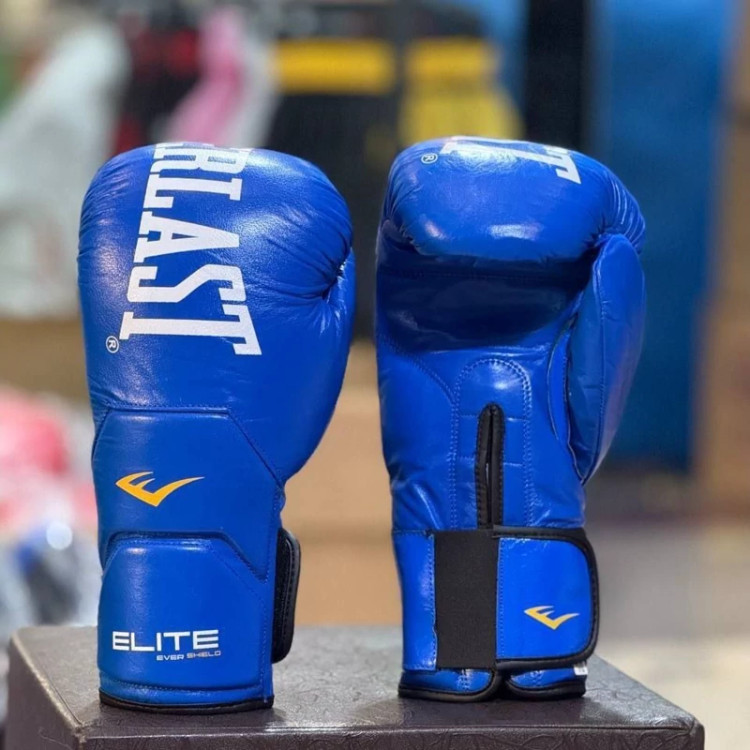 دستکش بوکس اورلست چرم طبیعی تمام آتل مدل Elite آستر مخمل - تصویر 3