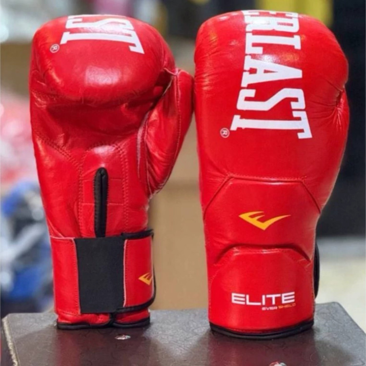 دستکش بوکس اورلست چرم طبیعی تمام آتل مدل Elite آستر مخمل - تصویر 4